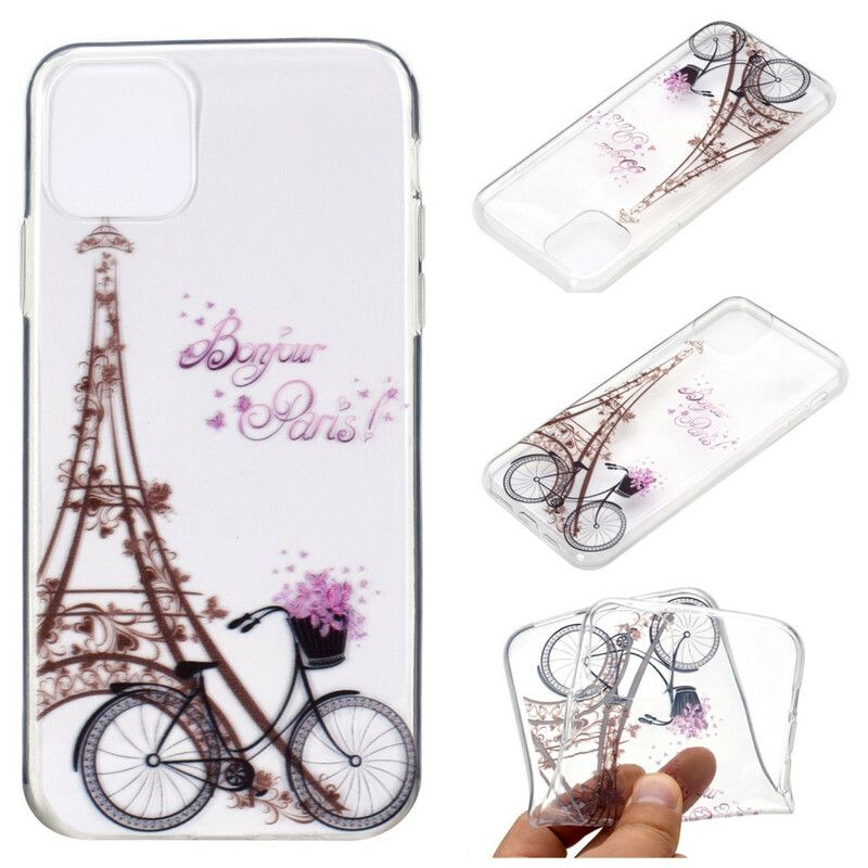 Hülle Für Iphone 13 Transparent Hallo Paris