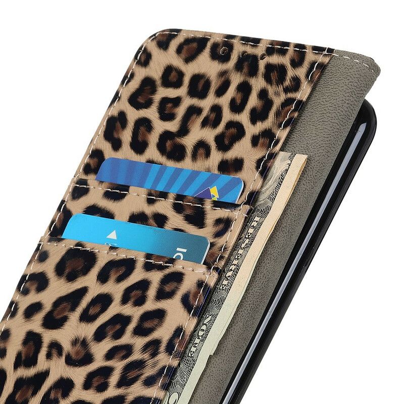 Lederhüllen Iphone 13 Handyhülle Leopard