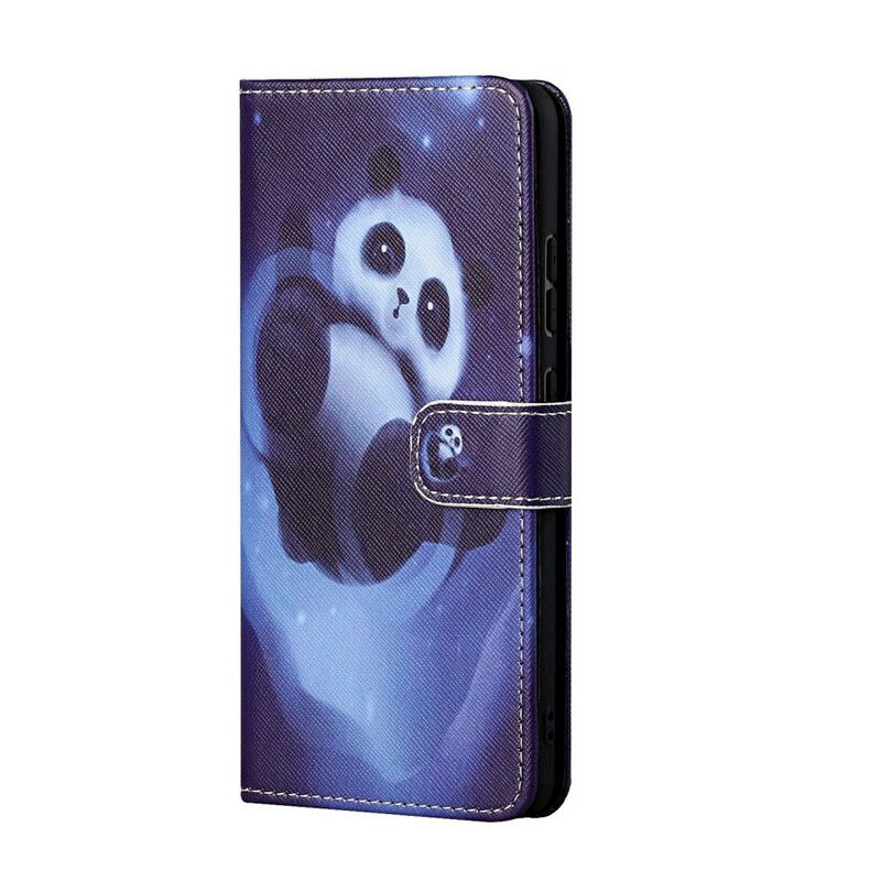 Lederhüllen Iphone 13 Panda-weltraum