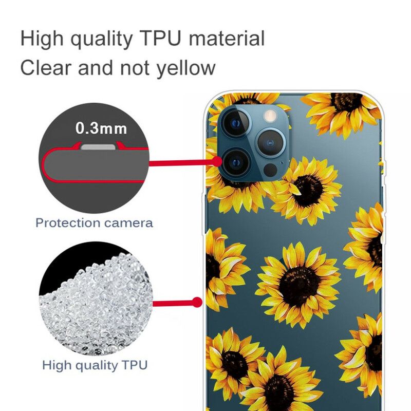 Hülle Für Iphone 13 Pro Max Sonnenblumen