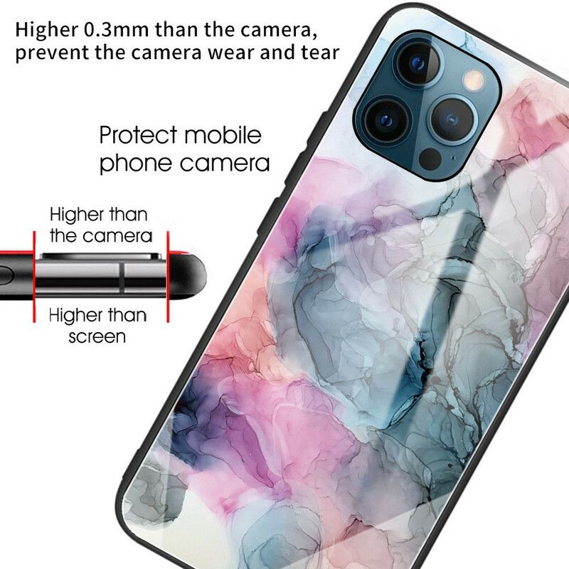 Hülle Iphone 13 Pro Max Handyhülle Gehärtetes Marmorglas