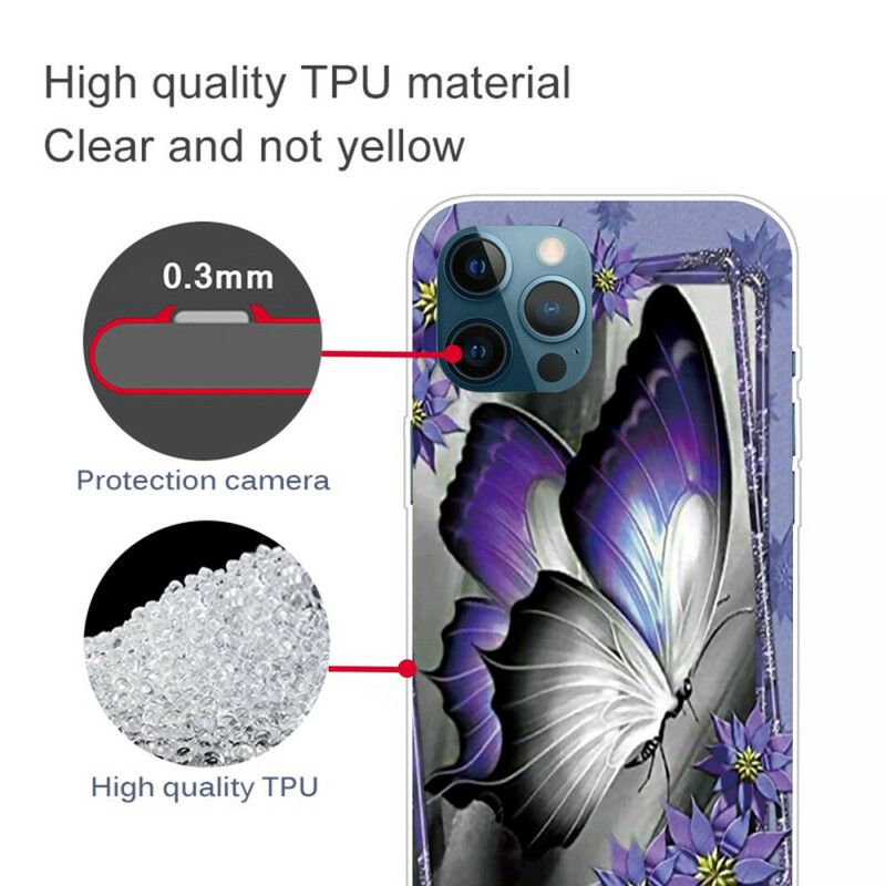 Hülle Iphone 13 Pro Max Handyhülle Königlicher Schmetterling