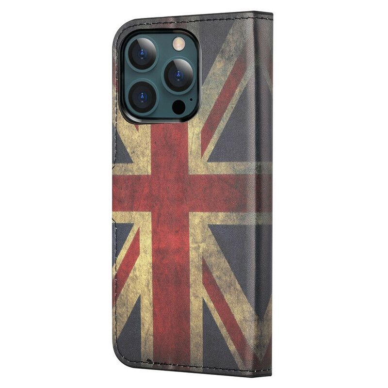 Lederhüllen Für Iphone 13 Pro Max England-flagge