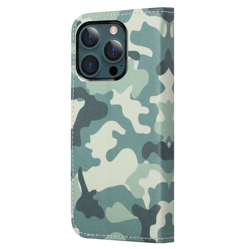 Lederhüllen Für Iphone 13 Pro Max Militärische Tarnung