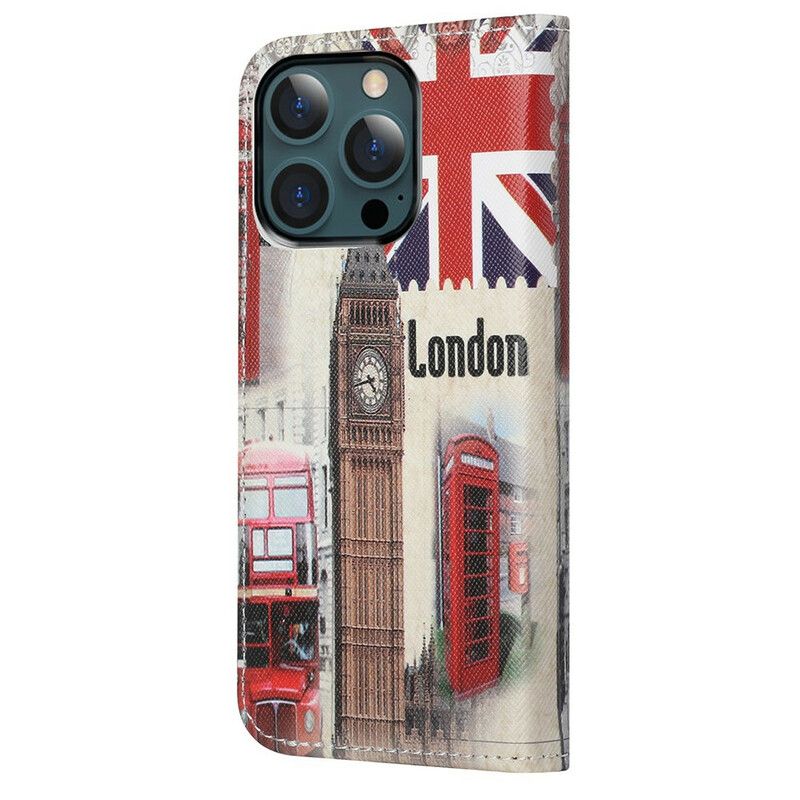 Lederhüllen Iphone 13 Pro Max Londoner Leben