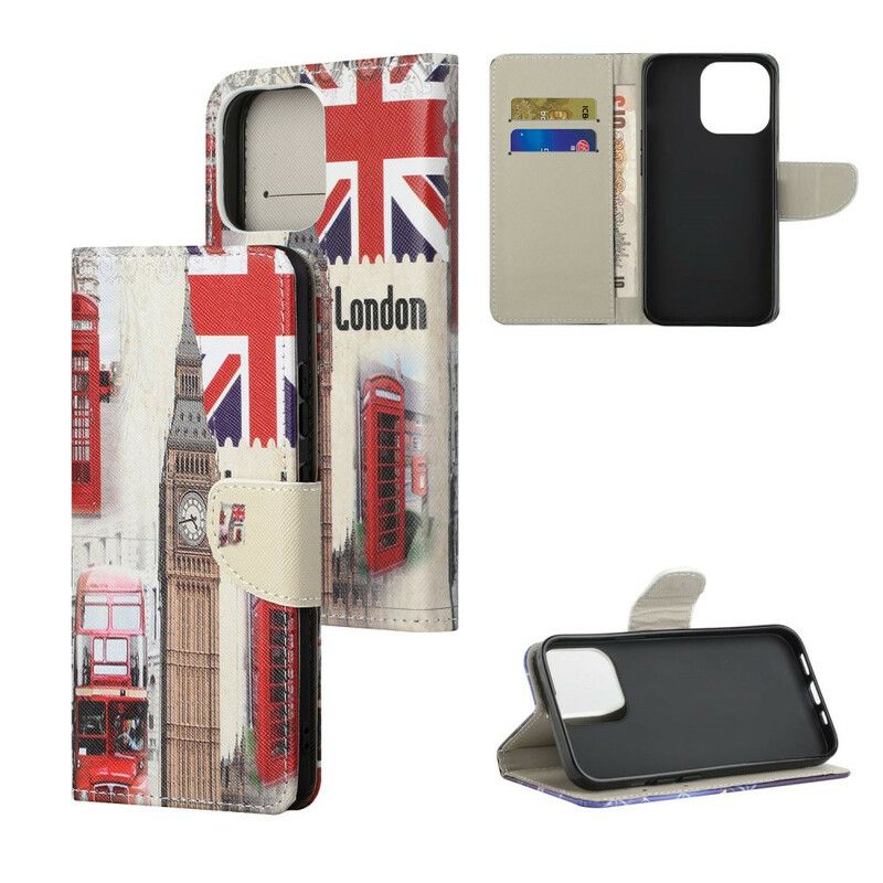 Lederhüllen Iphone 13 Pro Max Londoner Leben