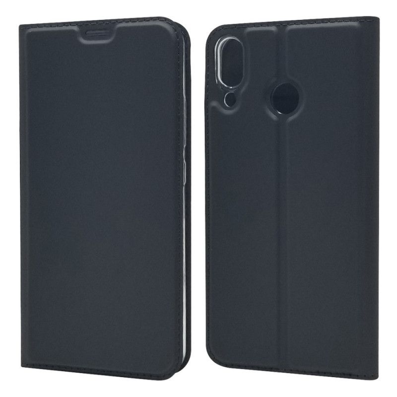 Flip Case Asus ZenFone 5 / 5Z Schwarz Ledereffekt Mit Seidenstruktur