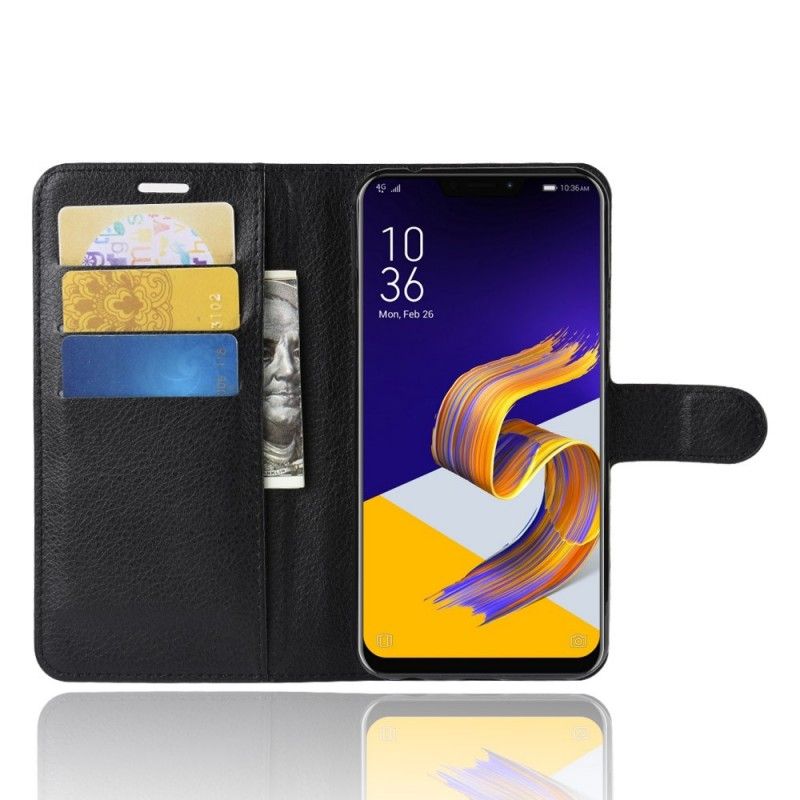 Lederhüllen Asus ZenFone 5 / 5Z Schwarz Klassisch