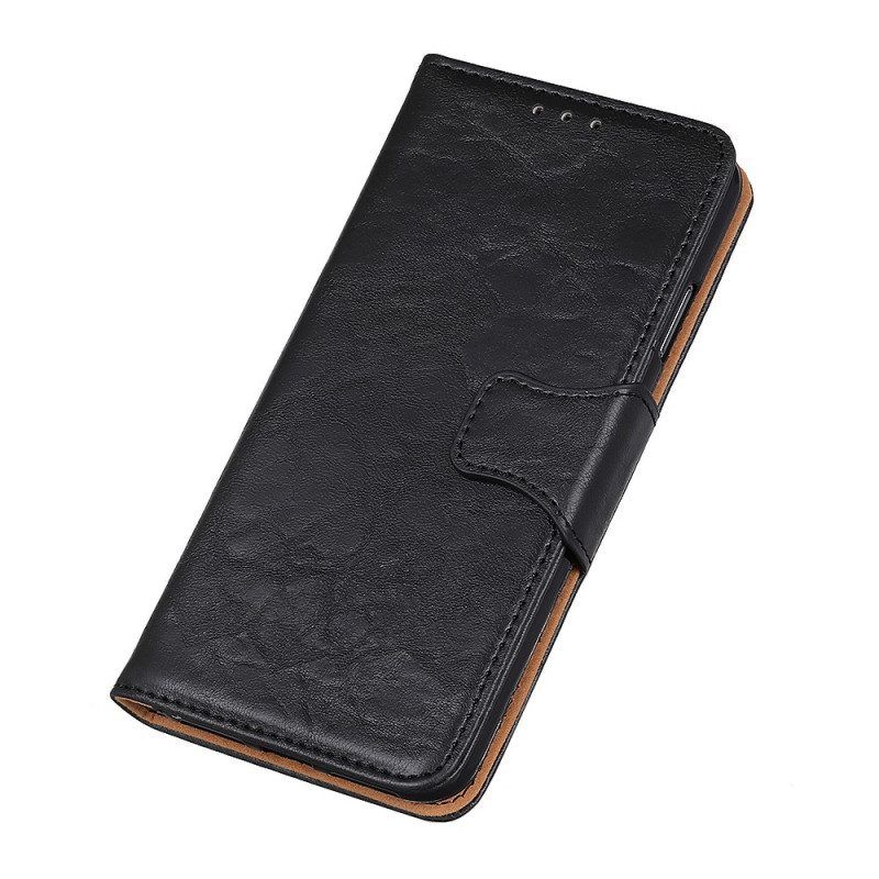 Flip Case Für Oppo Find X5 Lite Flip Case Texturierte Magnetische Klappe