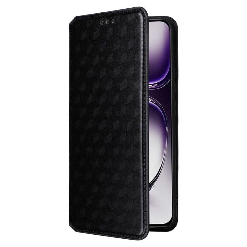 Lederhüllen Oppo Reno 12 Pro 5g 3d-diamantmuster