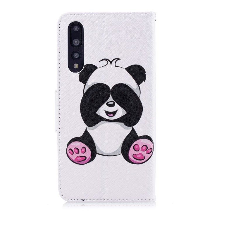 Lederhüllen Huawei P20 Pro Lustiger Panda