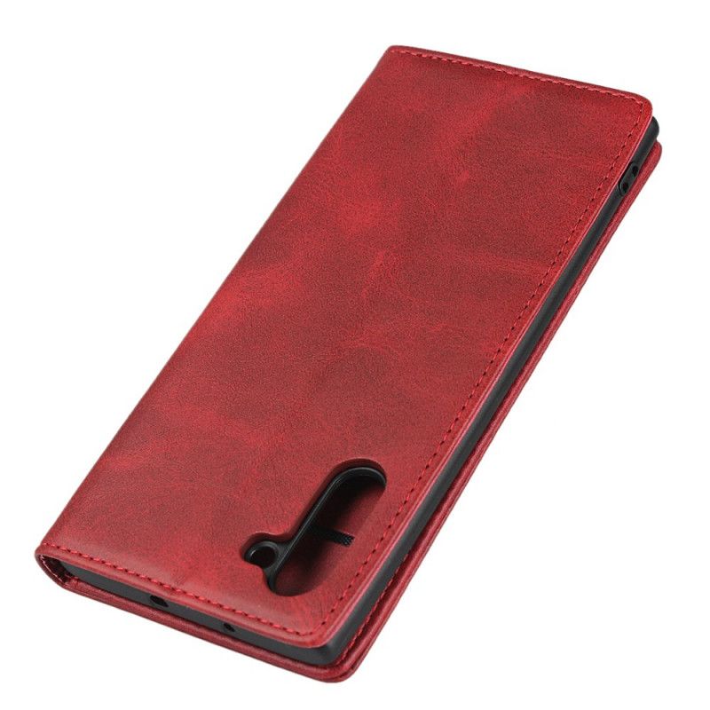 Flip Case Samsung Galaxy Note 10 Rot Pure Eleganz