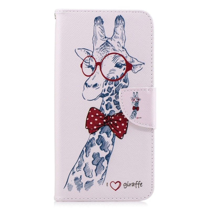 Lederhüllen Samsung Galaxy A7 Nerd-Giraffe