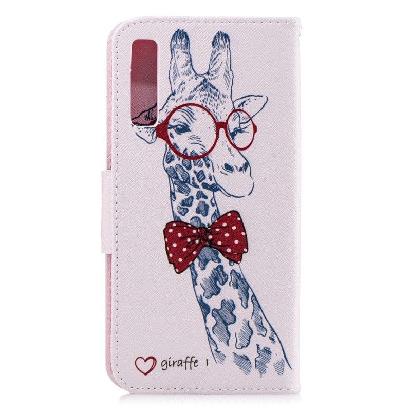 Lederhüllen Samsung Galaxy A7 Nerd-Giraffe