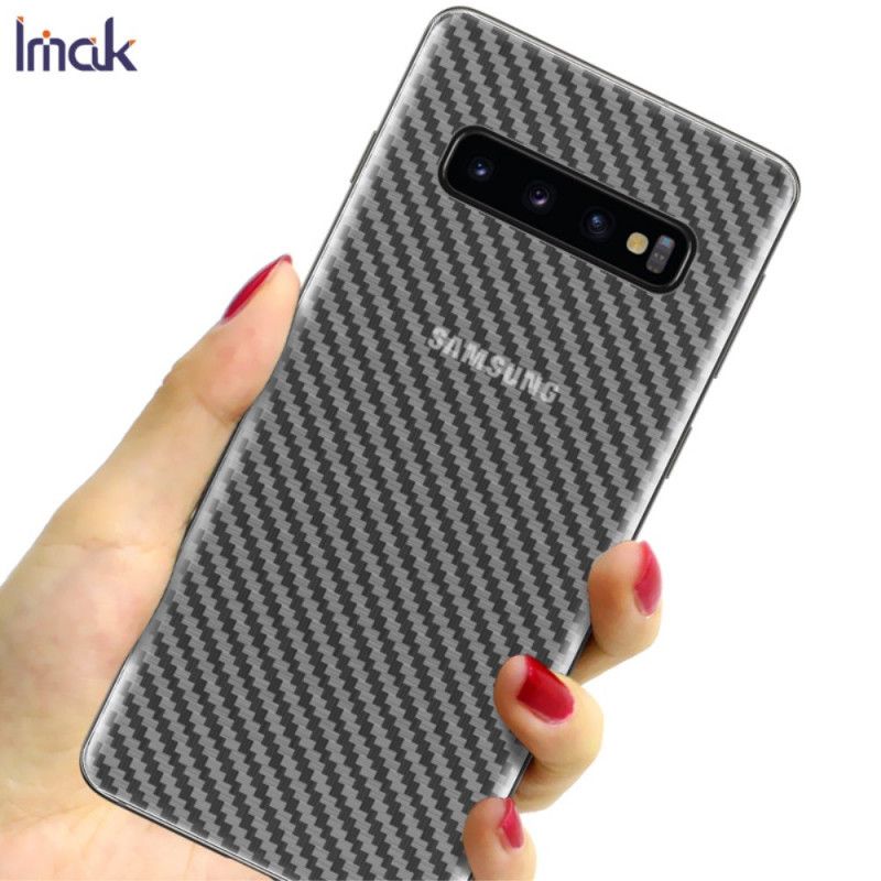 Hintere Schutzfolie Samsung Galaxy S10 Carbon Style Imak