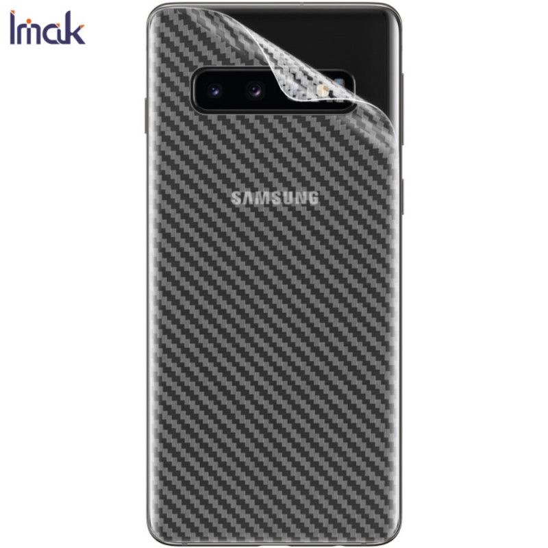 Hintere Schutzfolie Samsung Galaxy S10 Carbon Style Imak