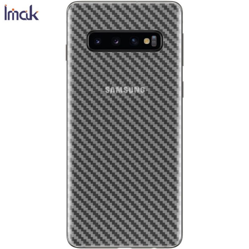 Hintere Schutzfolie Samsung Galaxy S10 Carbon Style Imak