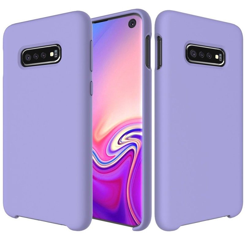 Hülle Samsung Galaxy S10 Schwarz Handyhülle Mattes Silikon