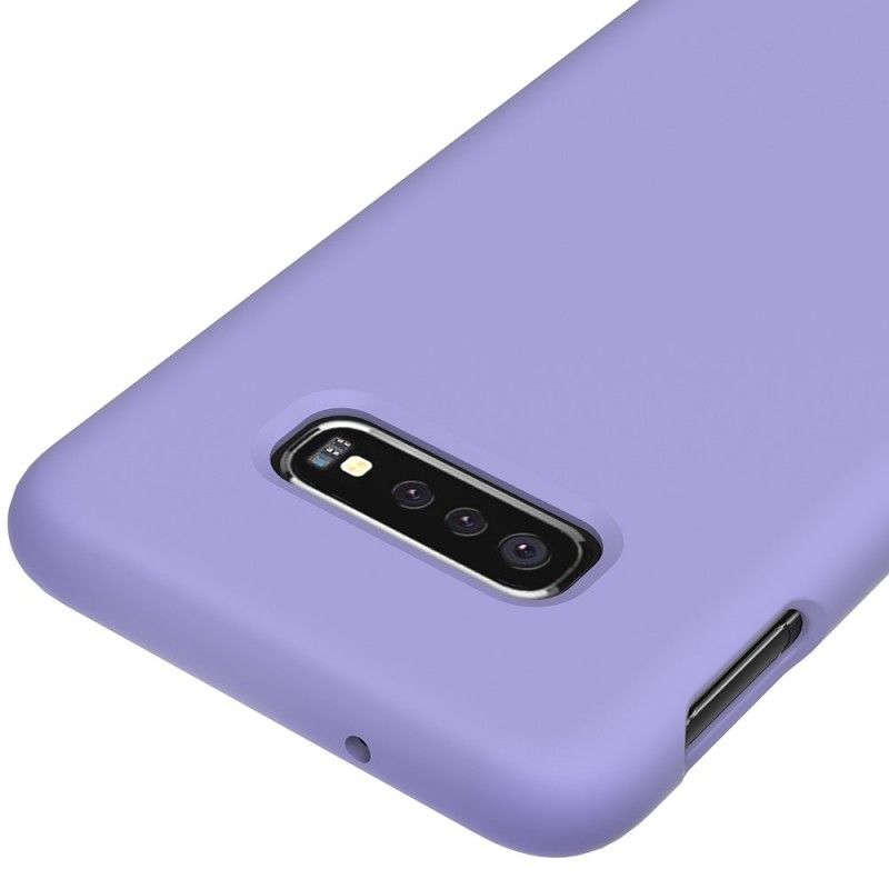 Hülle Samsung Galaxy S10 Schwarz Handyhülle Mattes Silikon