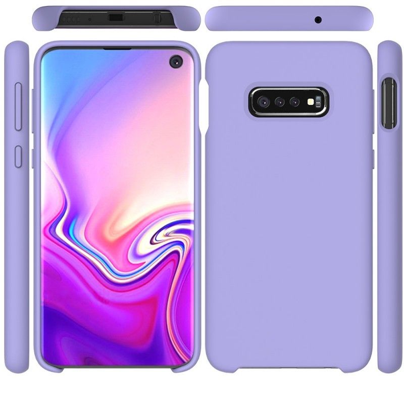 Hülle Samsung Galaxy S10 Schwarz Handyhülle Mattes Silikon