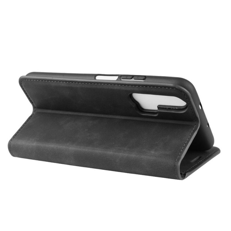 Flip Case Honor 20 Pro Schwarz Business-Style-Ledereffekt