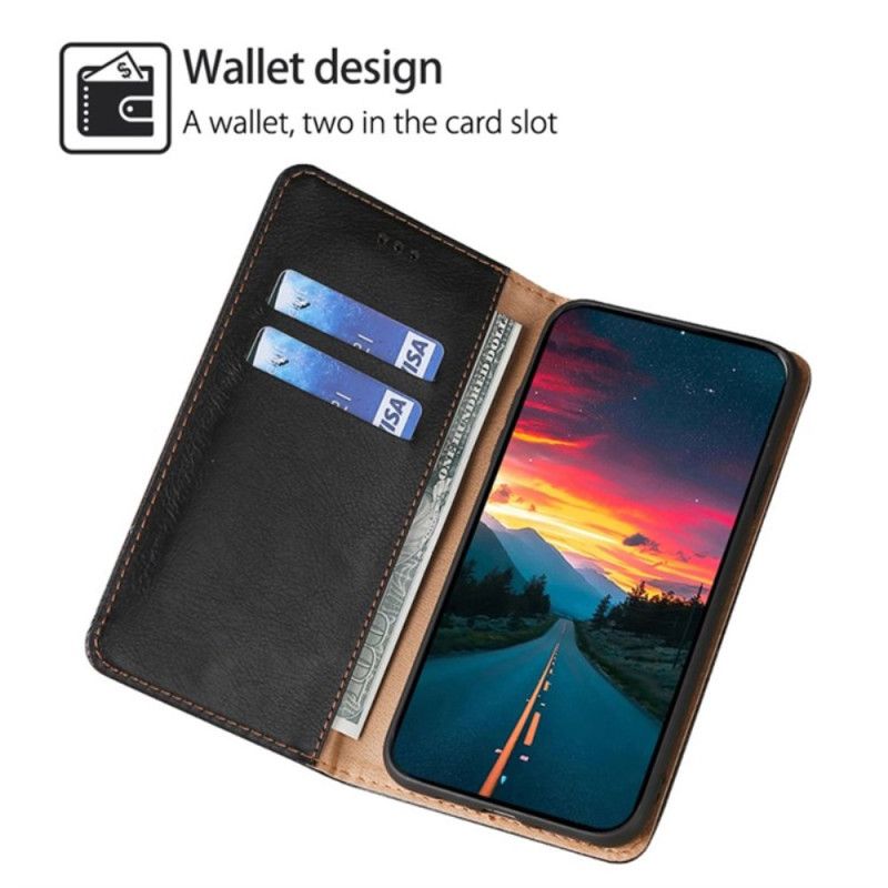 Flip Case Für Samsung Galaxy A15 5g Klassischer Ledereffekt