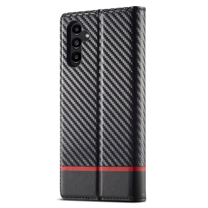 Flip Case Samsung Galaxy A15 5g Kohlefaser Lc.imeeke