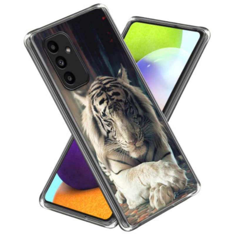 Hülle Für Samsung Galaxy A15 5g Weißer Tiger