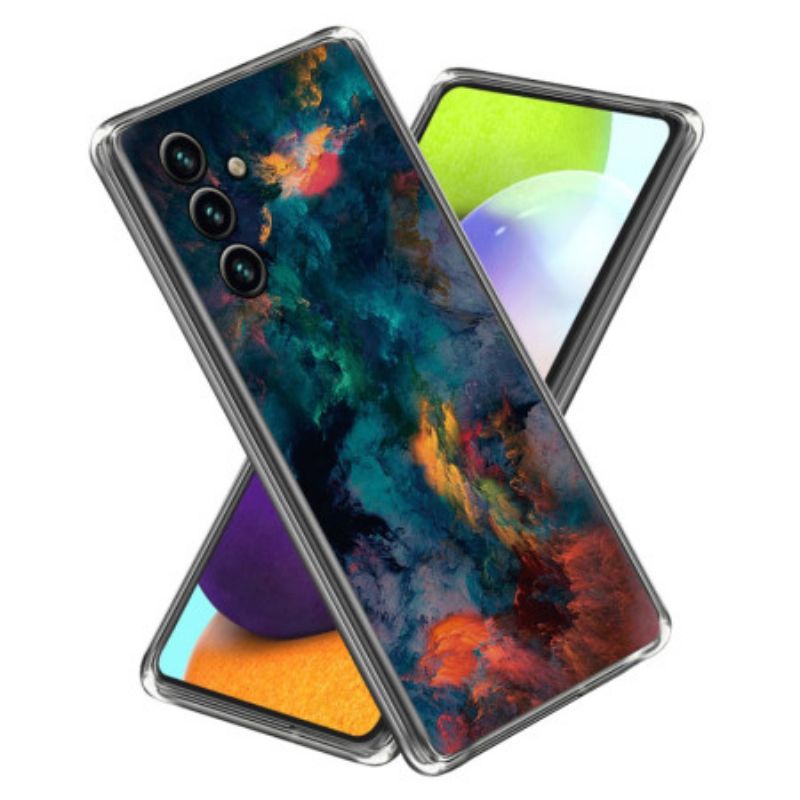 Hülle Samsung Galaxy A15 5g Bunte Wolken