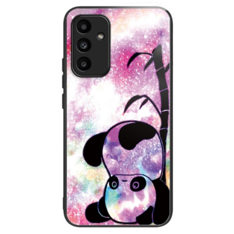 Hülle Samsung Galaxy A15 5g Handyhülle Niedliches Panda-hartglas