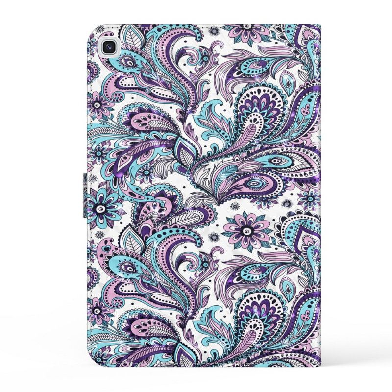 Lederhüllen Samsung Galaxy Tab A7 Paisley-Muster