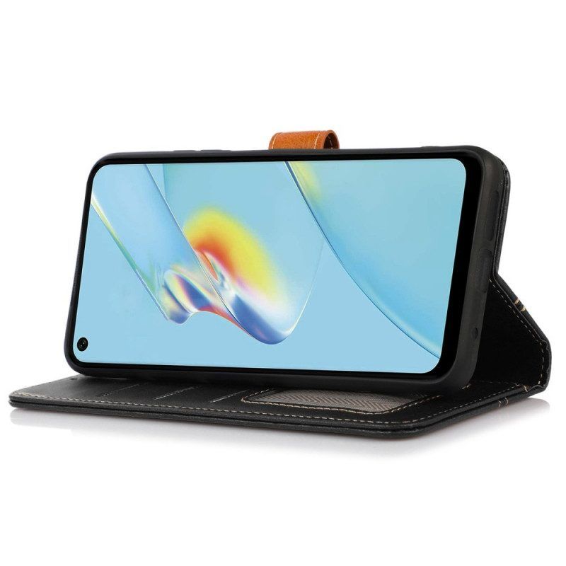 Flip Case Für Oppo Find X5 Gurtband