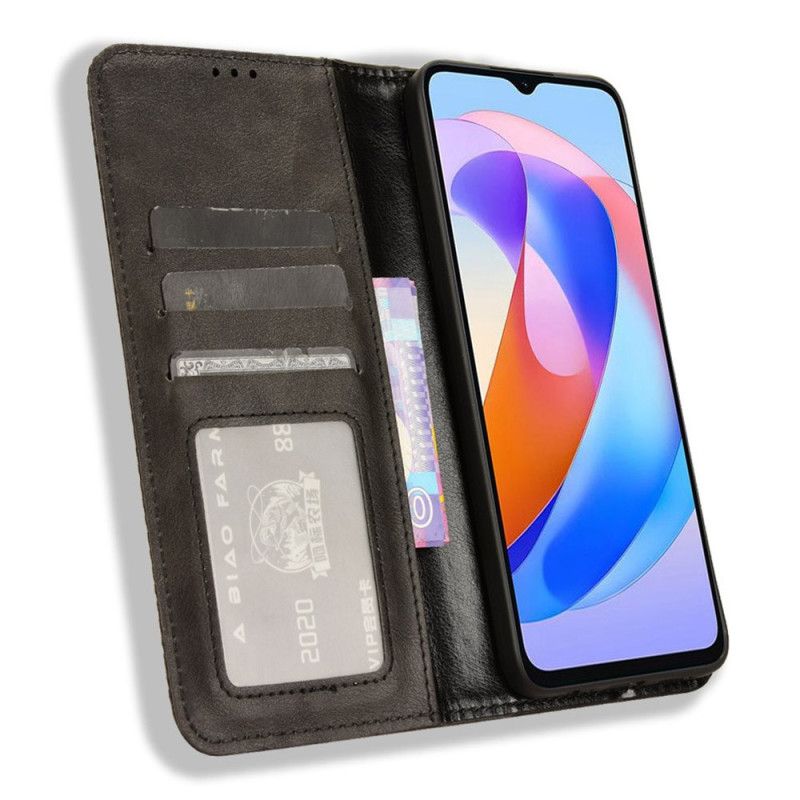 Flip Case Für Honor X9b / Magic 6 Lite Vintage-kunstleder