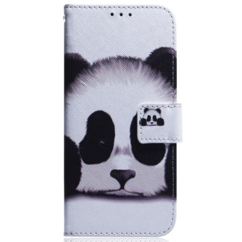 Lederhüllen Honor X9b / Magic 6 Lite Handyhülle Panda