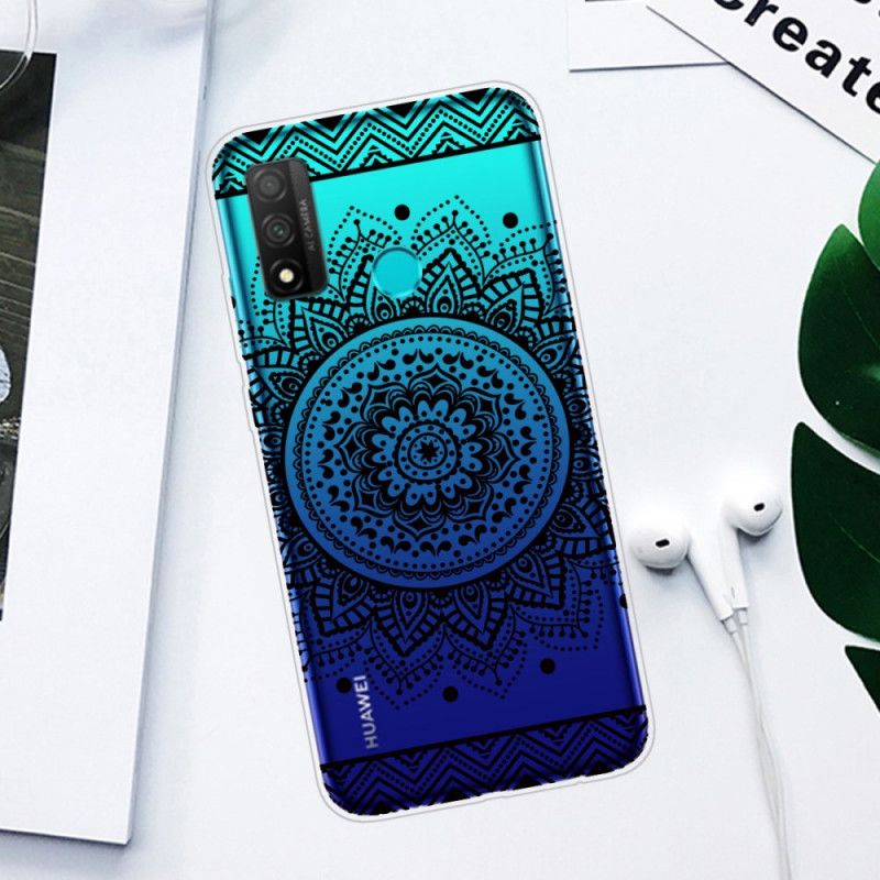 Hülle Huawei P Smart 2020 Handyhülle Transparentes Blumenmandala