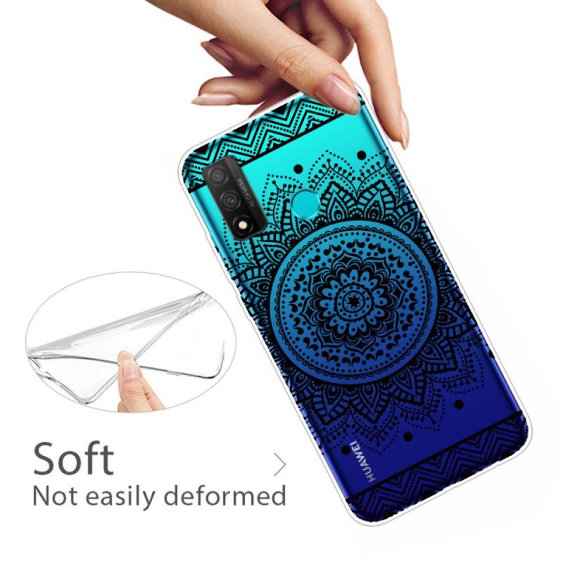 Hülle Huawei P Smart 2020 Handyhülle Transparentes Blumenmandala