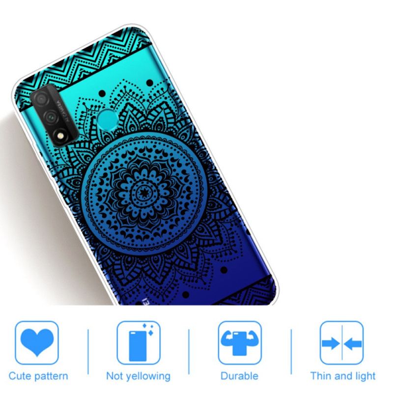 Hülle Huawei P Smart 2020 Handyhülle Transparentes Blumenmandala