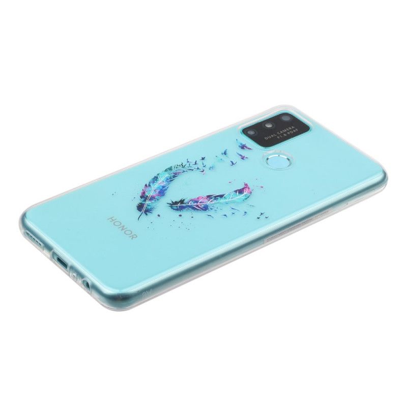 Hülle Huawei P Smart 2020 Transparente Federn