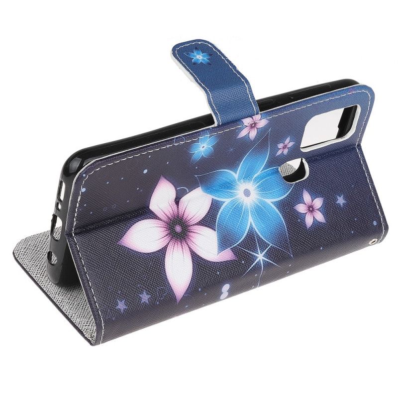 Lederhüllen Huawei P Smart 2020 Mondblumen Mit Tanga