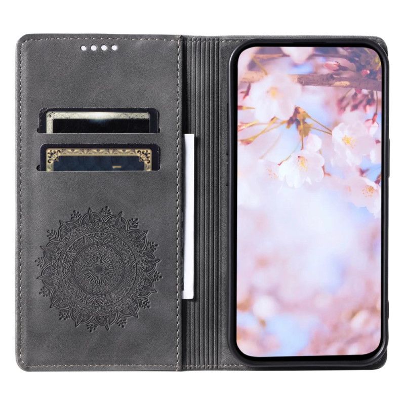 Flip Case Xiaomi 14t Mandala-wildleder-effekt