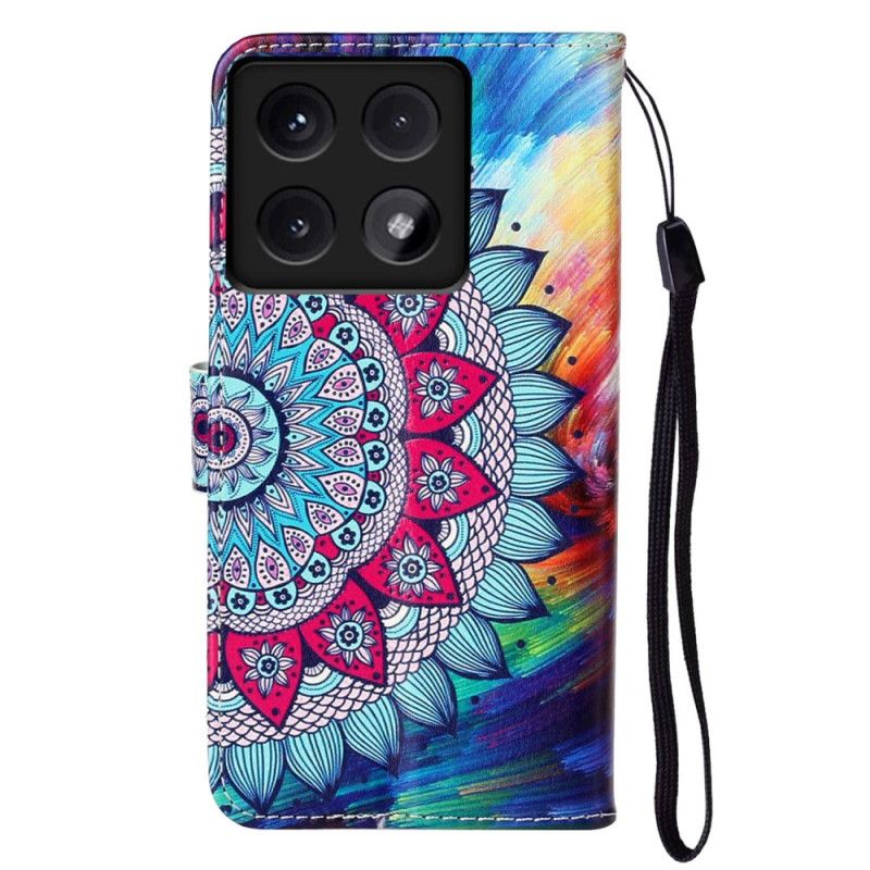 Lederhüllen Xiaomi 14t Mandala Premium