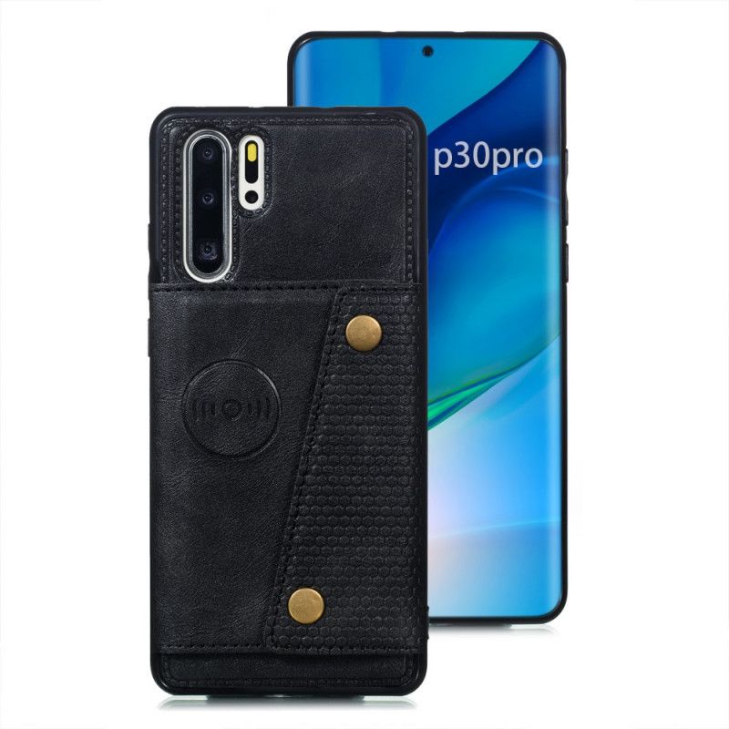 Hülle Huawei P30 Pro Schwarz Geldbörse