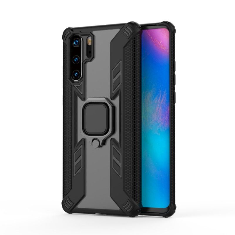 Hülle Huawei P30 Pro Schwarz Handyhülle Krieger Mit Ring