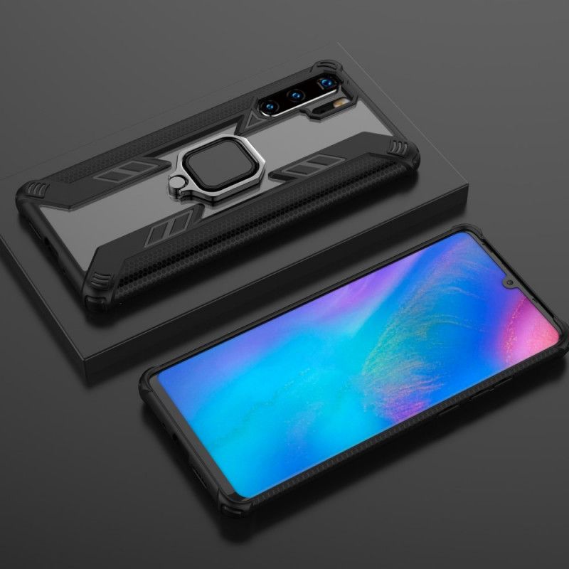 Hülle Huawei P30 Pro Schwarz Handyhülle Krieger Mit Ring