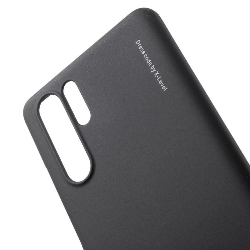 Hülle Huawei P30 Pro Schwarz X-Level-Metalleffekt