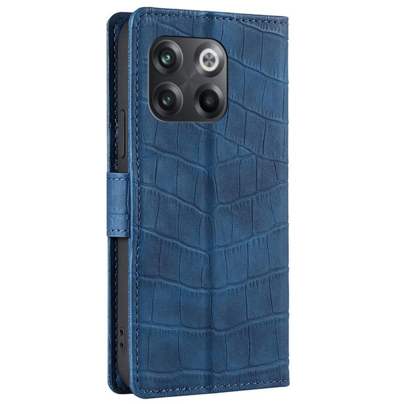 Flip Case Für OnePlus 10T 5G Krokodil