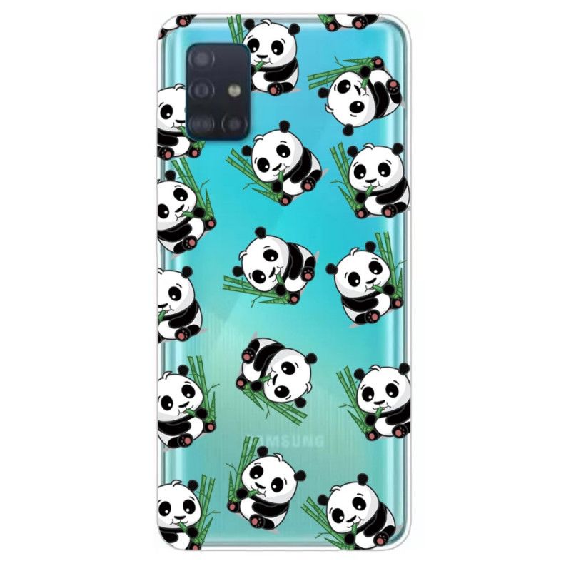 Hülle Samsung Galaxy A31 Kleine Pandas