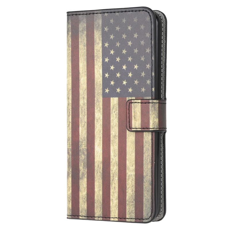 Lederhüllen Samsung Galaxy A31 Usa-Flagge