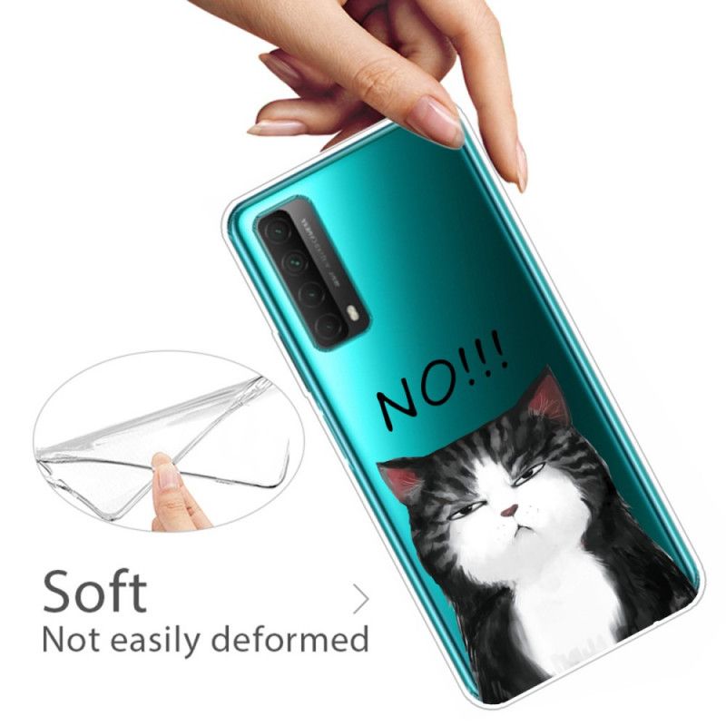 Hülle Huawei P Smart 2021 Die Katze. Die Nein Sagt