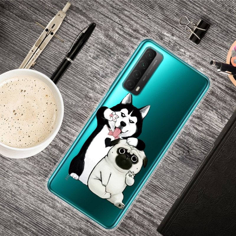 Hülle Huawei P Smart 2021 Lustige Hunde